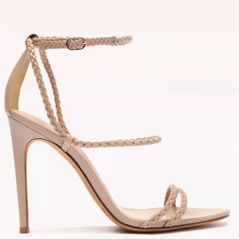 Alexandre Birman Bella 100 Nude Napa Kiss, new and unworn